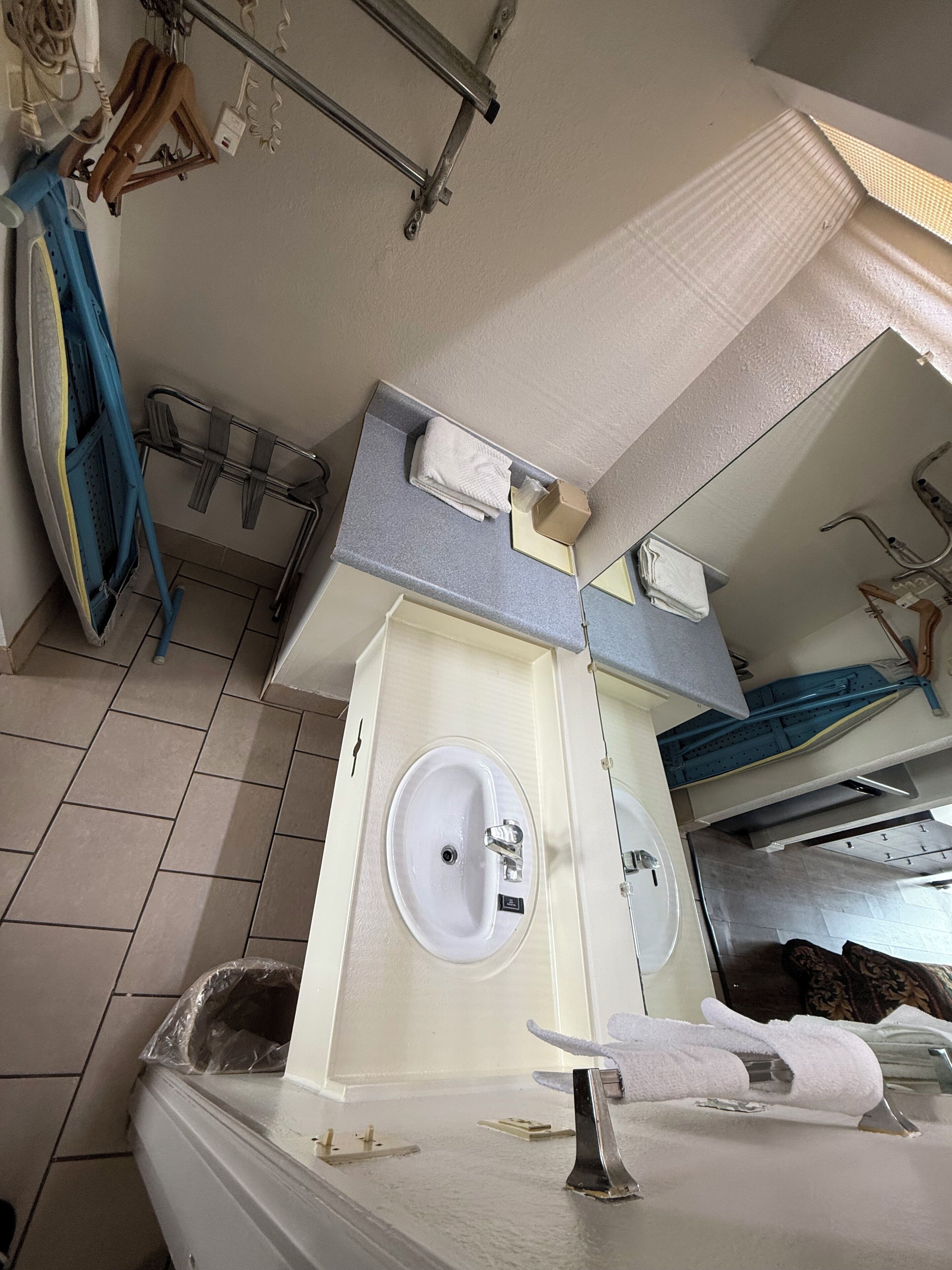 Free toiletries, hair dryer, towels