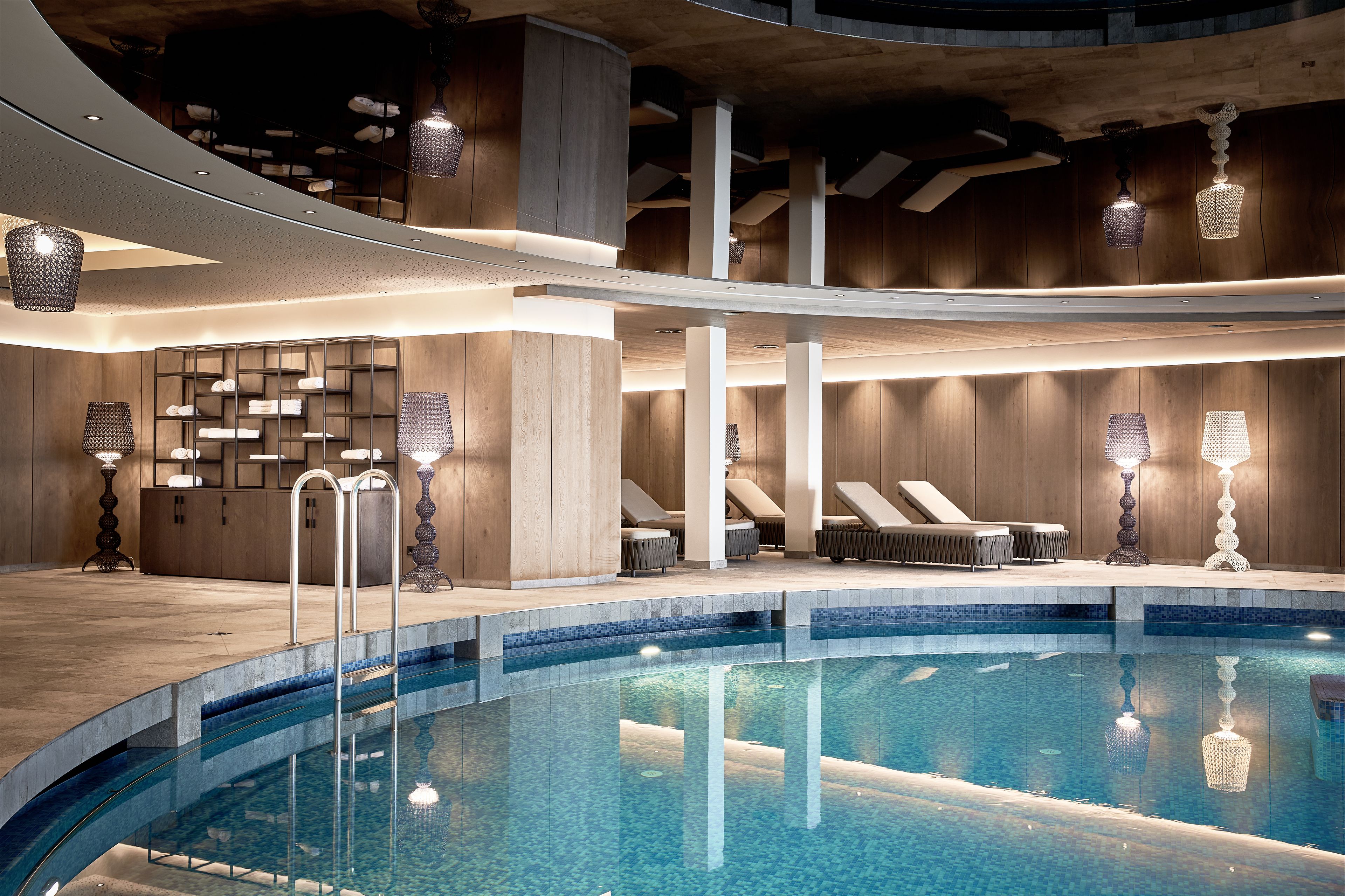 Indoor pool, outdoor pool, open 8:00 AM to 8:00 PM, pool umbrellas
