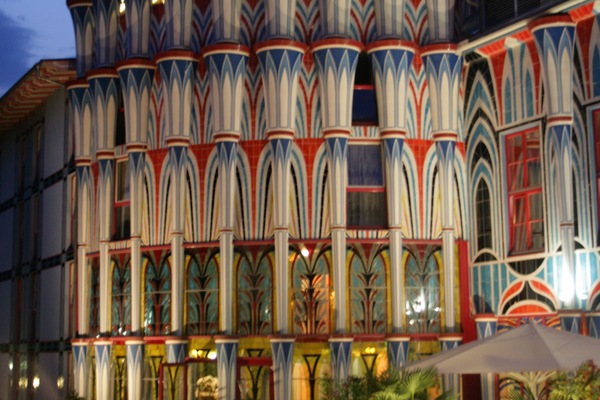 Front of property - evening/night
