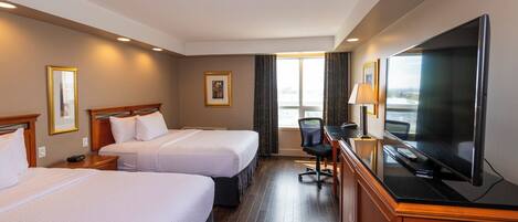 In-room safe, desk, iron/ironing board, free cribs/infant beds