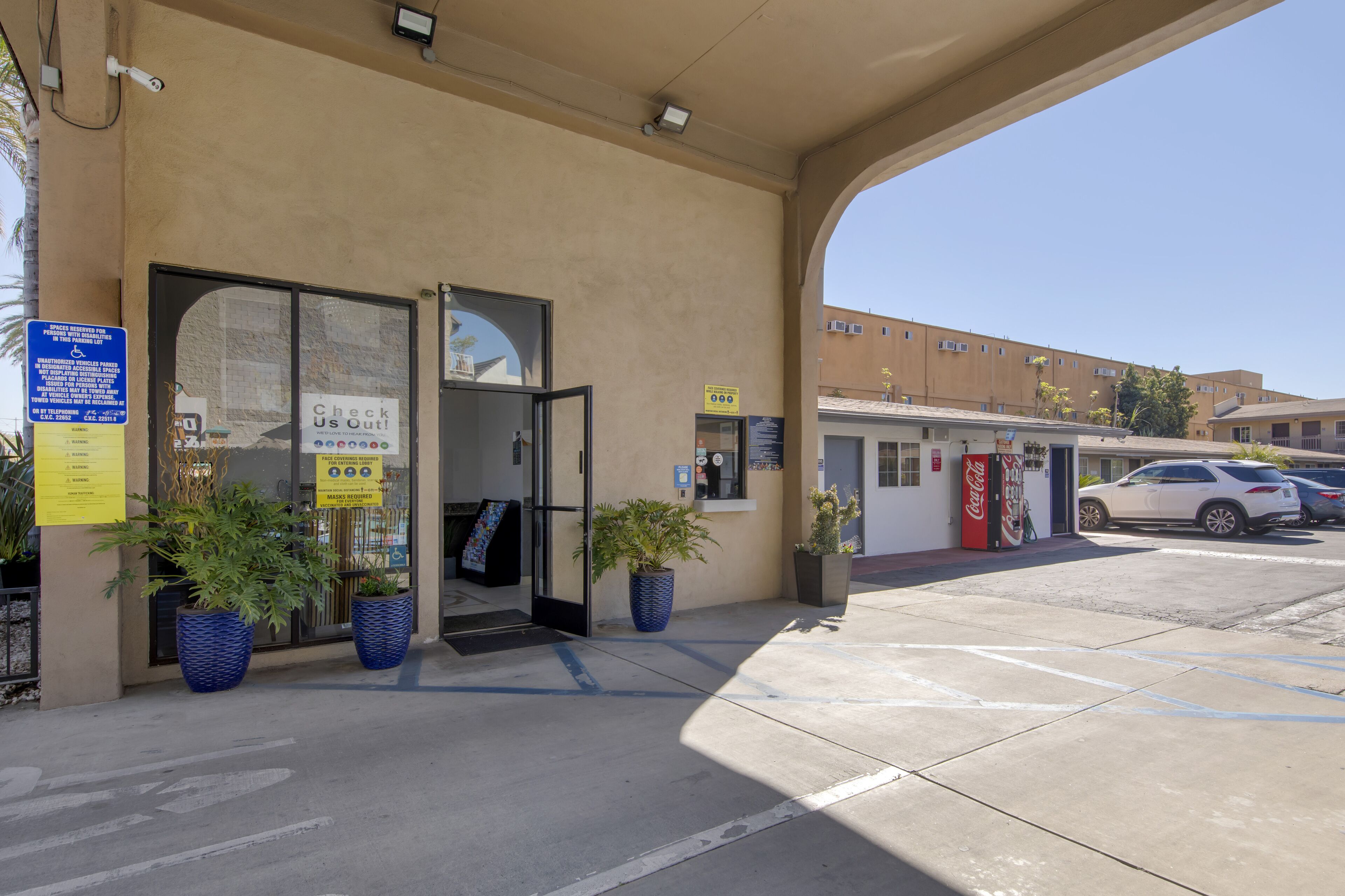 front of property – evening/night