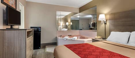 Kamar, 1 Tempat Tidur King, Bebas Asap Rokok (Upgrade) | Meja kerja, ruang kerja ramah laptop, dan tirai kedap cahaya