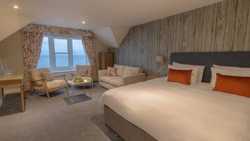 Superior Double or Twin Room, Sea View | Living area | LCD TV