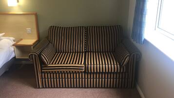 Family Room | Desk, blackout curtains, iron/ironing board, free cots/infant beds