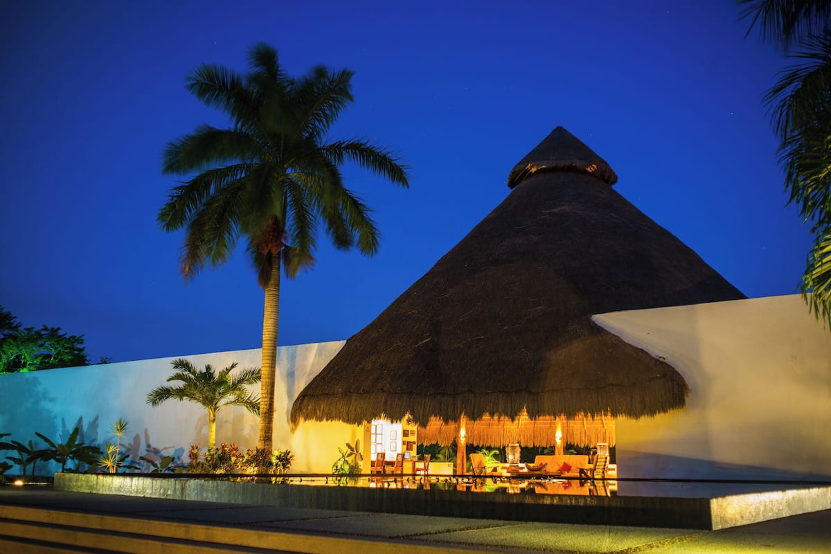 front of property – evening/night