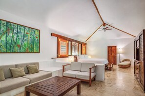 Premium bedding, down comforters, pillowtop beds, free minibar