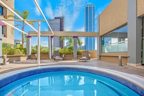 Indoor pool, outdoor pool