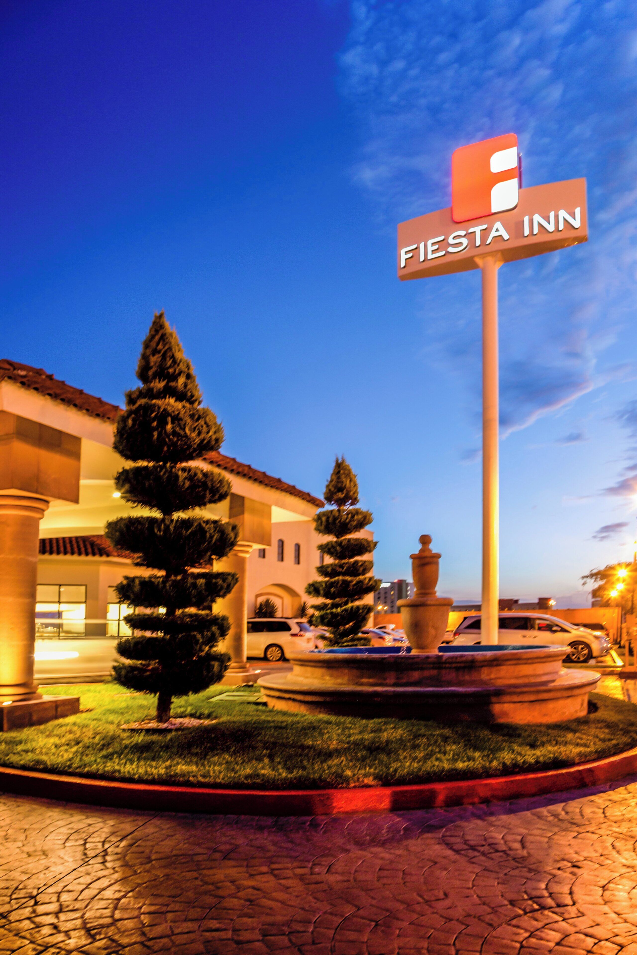 front of property – evening/night