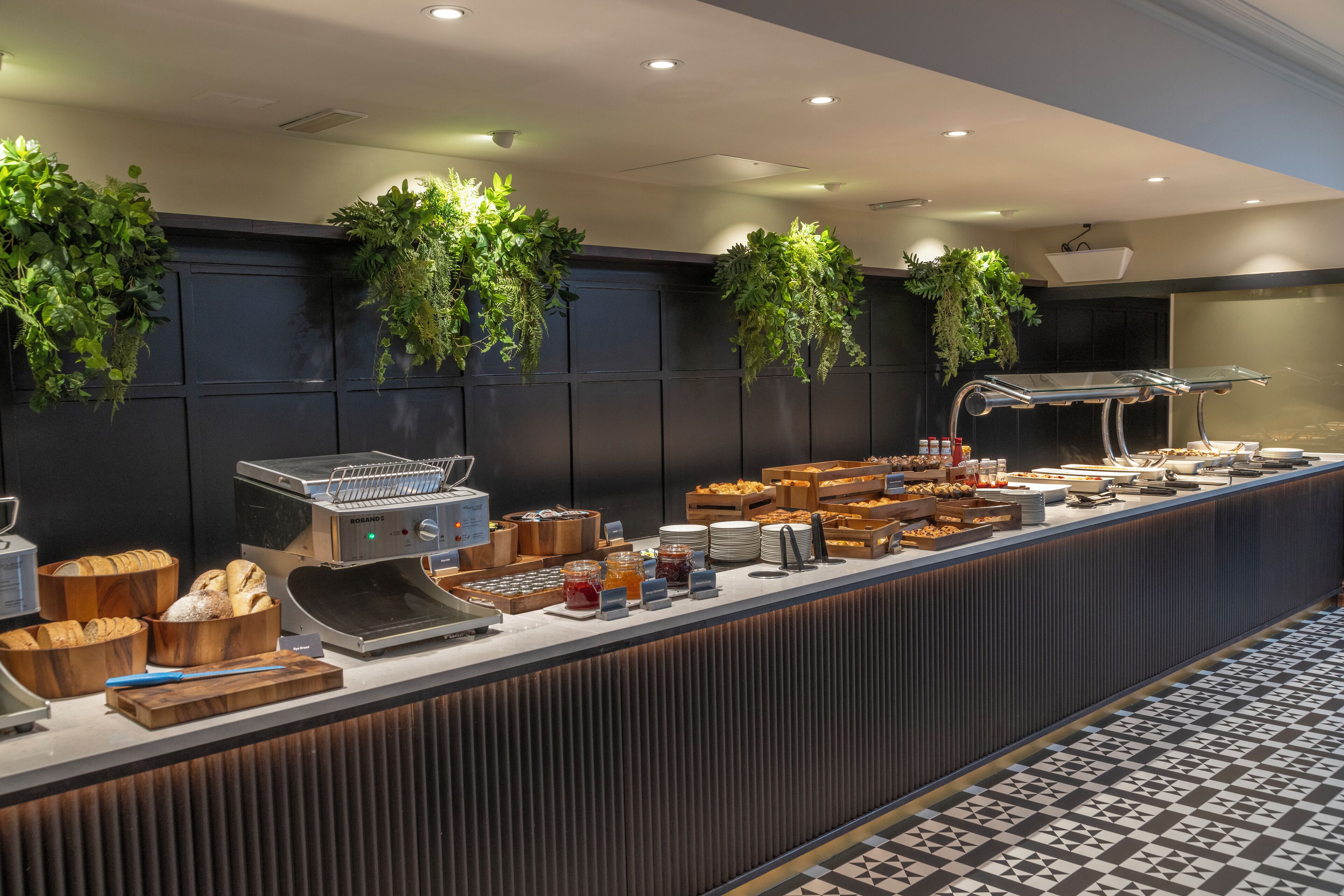 daily buffet breakfast (gbp 15.00 per person)