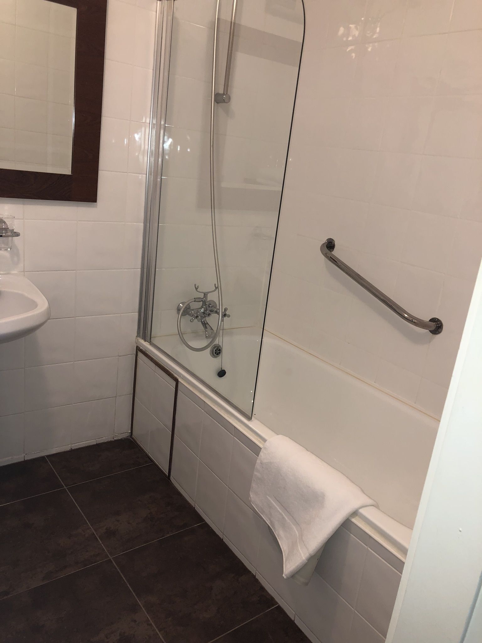 free toiletries, hair dryer, towels, soap