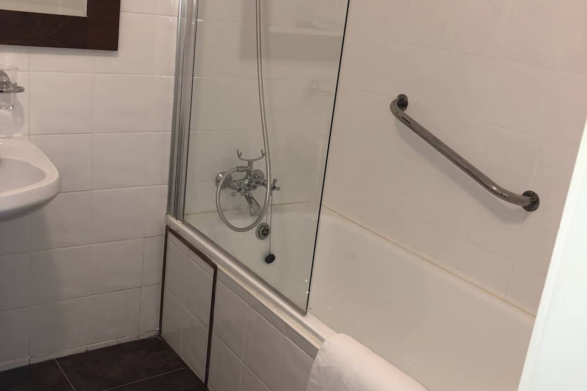 free toiletries, hair dryer, towels, soap