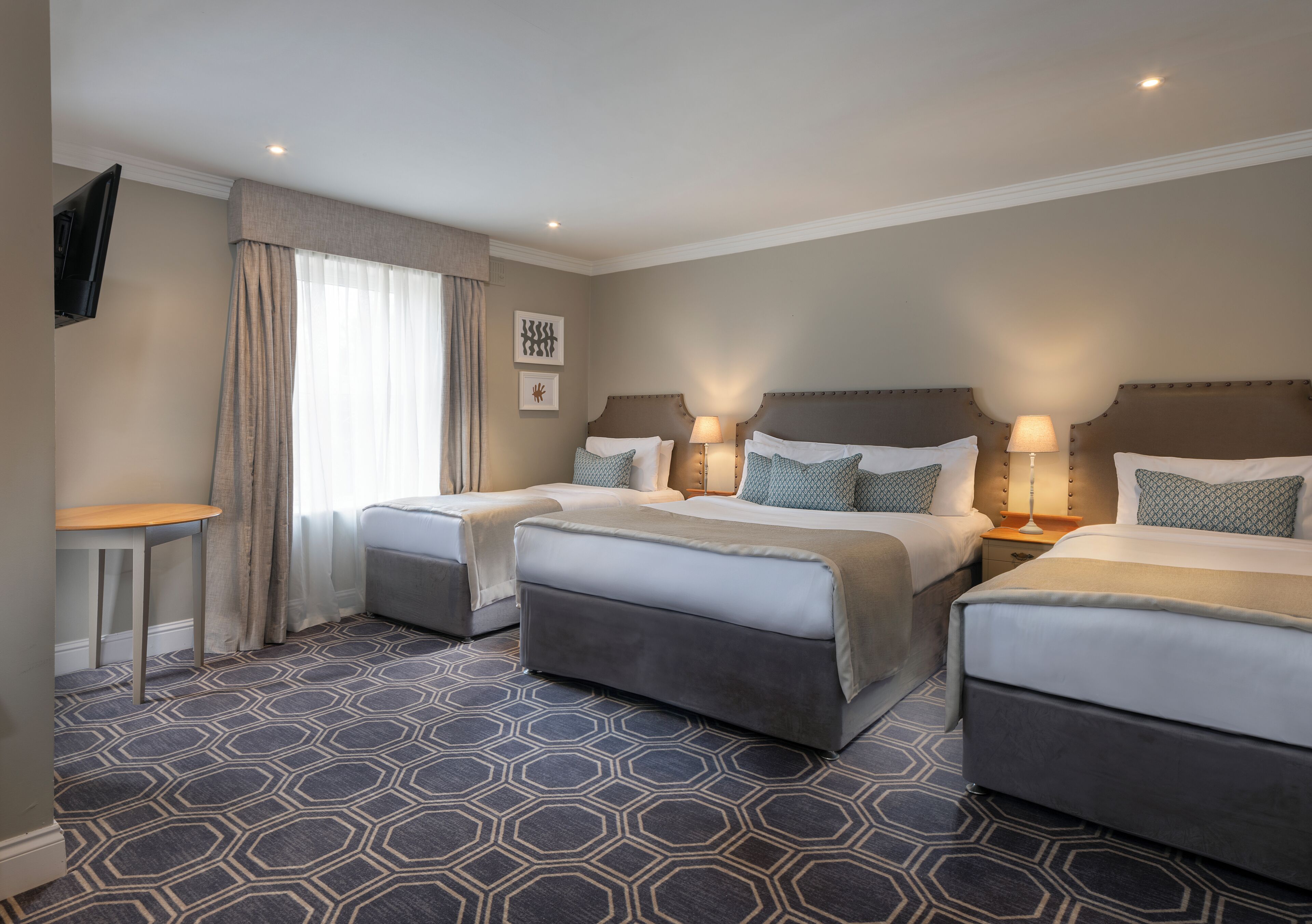 Family Room (new) | Hypo-allergenic bedding, individually decorated, individually furnished