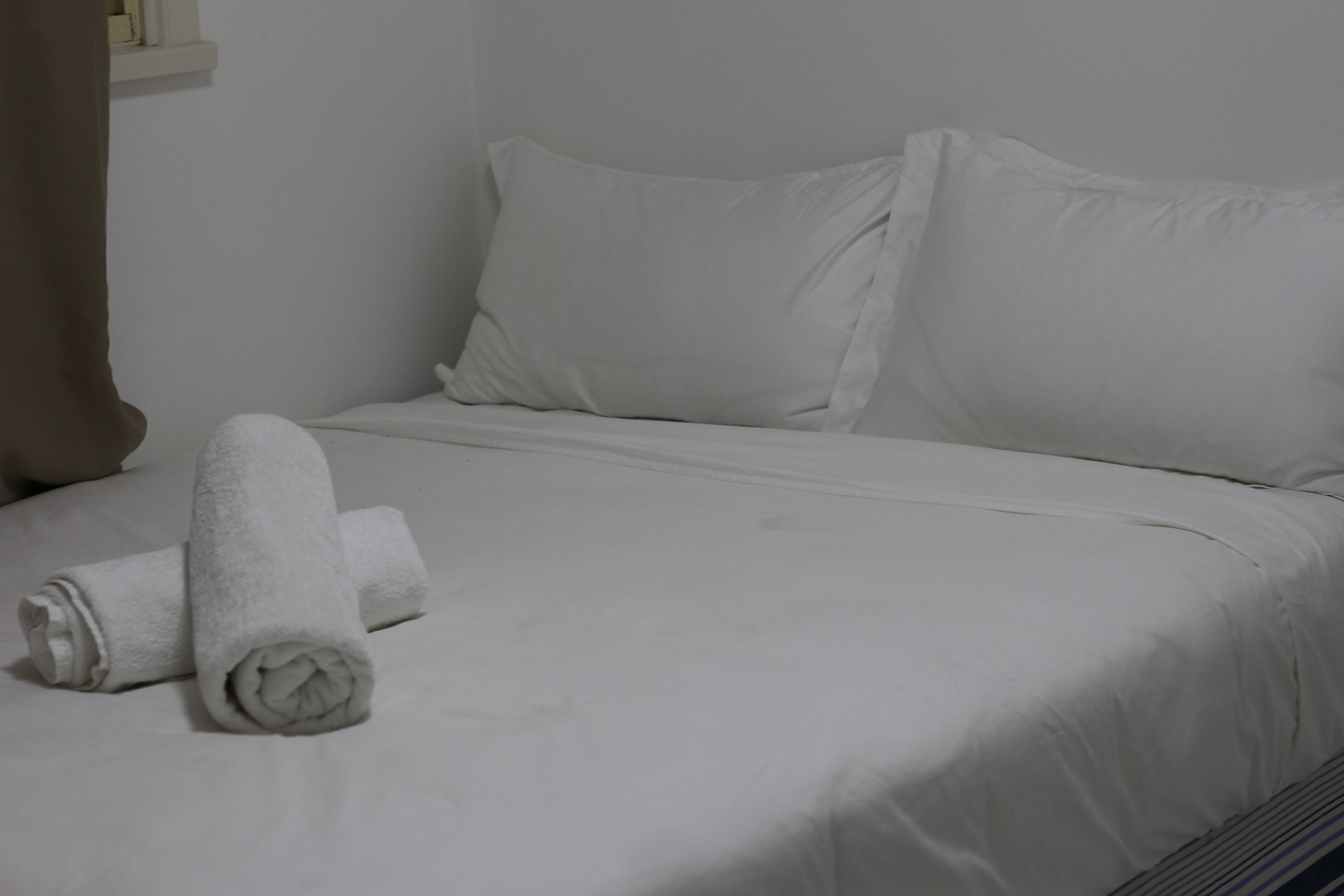 Free WiFi, bed sheets