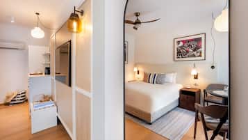In-room safe, blackout curtains, iron/ironing board, free WiFi