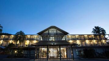 Front of property – evening/night