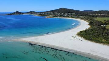 Private beach nearby, white sand, kayaking, fishing