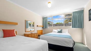 Premium bedding, individually furnished, desk, blackout curtains