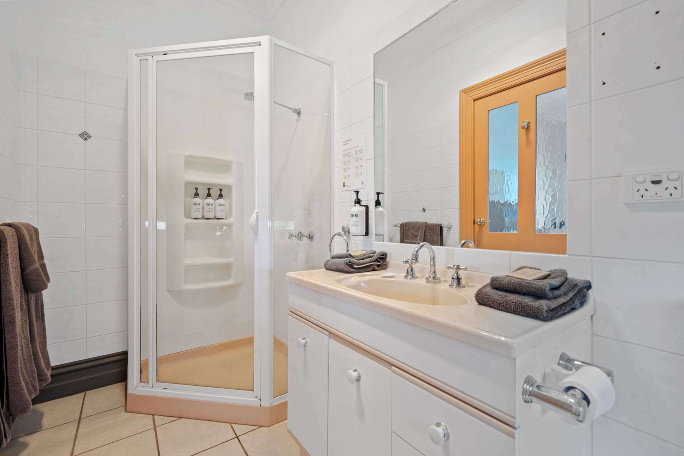 blackout curtains, iron/ironing board, free wifi, bed sheets