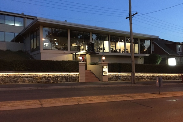 Front of property – evening/night