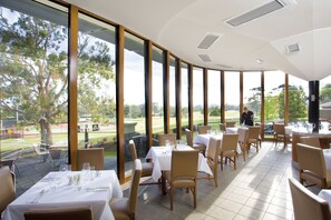 2 restaurants, breakfast, lunch, dinner served; local cuisine 