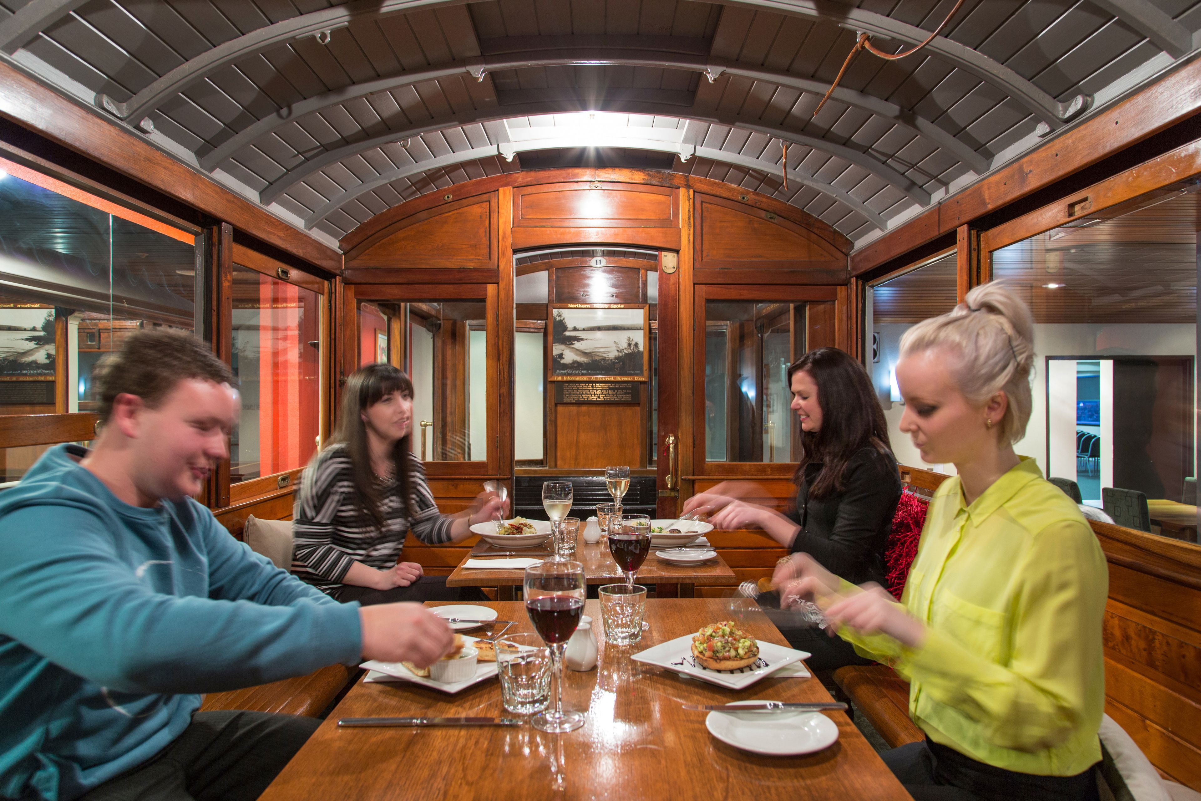 breakfast and dinner served, fusion cuisine