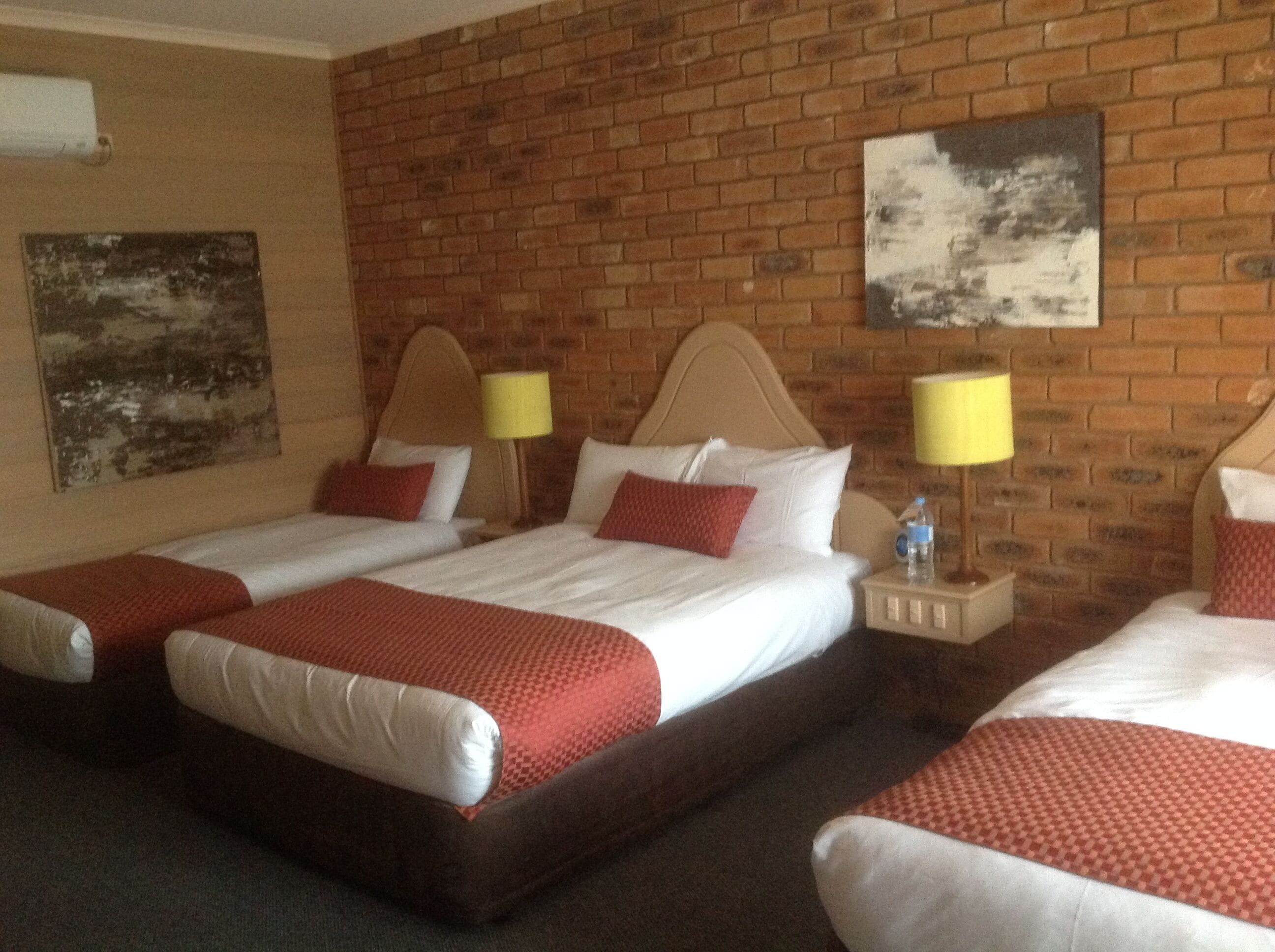 Standard, 1 Double, 2 Singles, ground floor