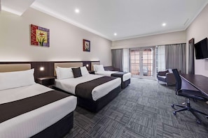 Desk, iron/ironing board, free WiFi, bed sheets