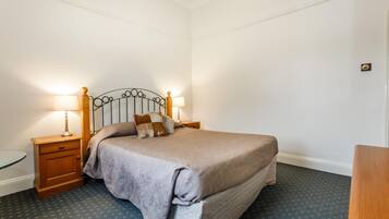 Blackout curtains, iron/ironing board, free WiFi, bed sheets