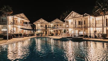 Front of property - evening/night