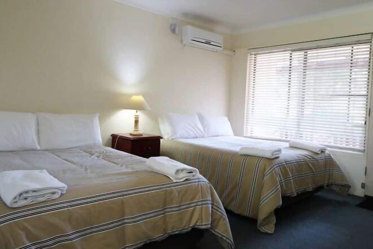 Premium bedding, memory foam beds, iron/ironing board, WiFi (free)
