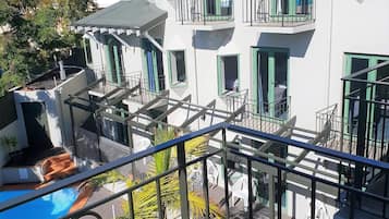 Familienstudio (Penthouse) | Blick vom Balkon