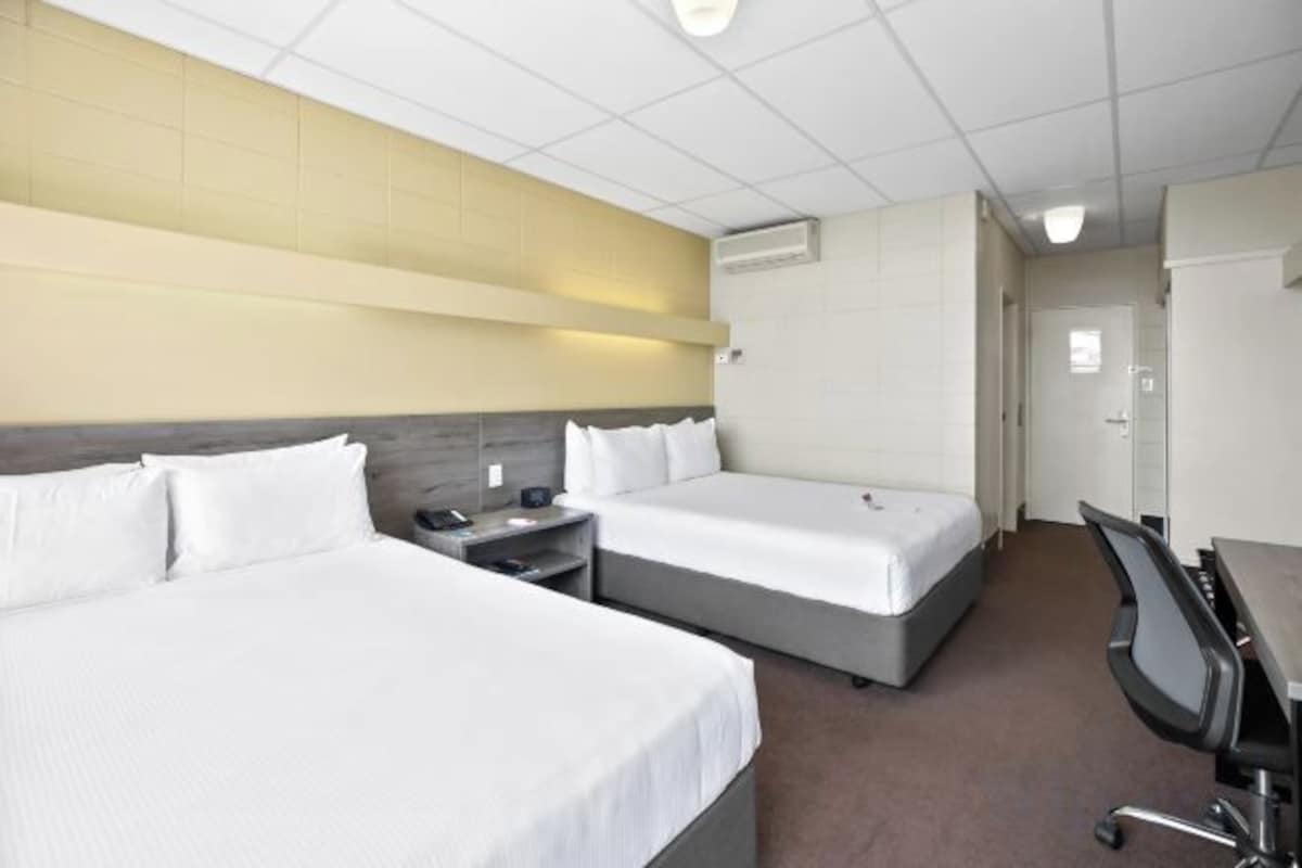 Desk, iron/ironing board, WiFi (free), bed sheets