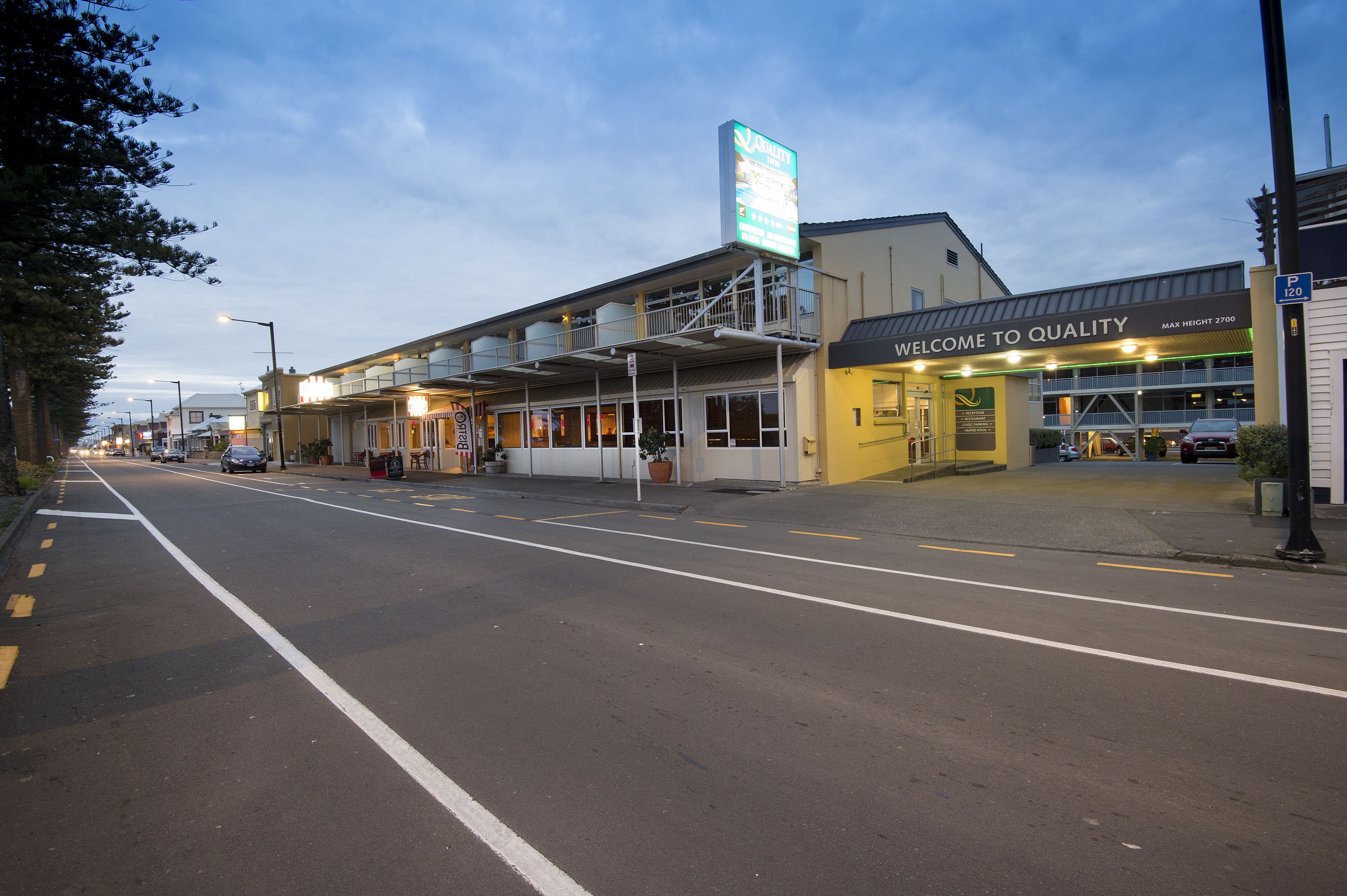 front of property – evening/night