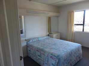 Desk, blackout curtains, iron/ironing board, free cots/infant beds