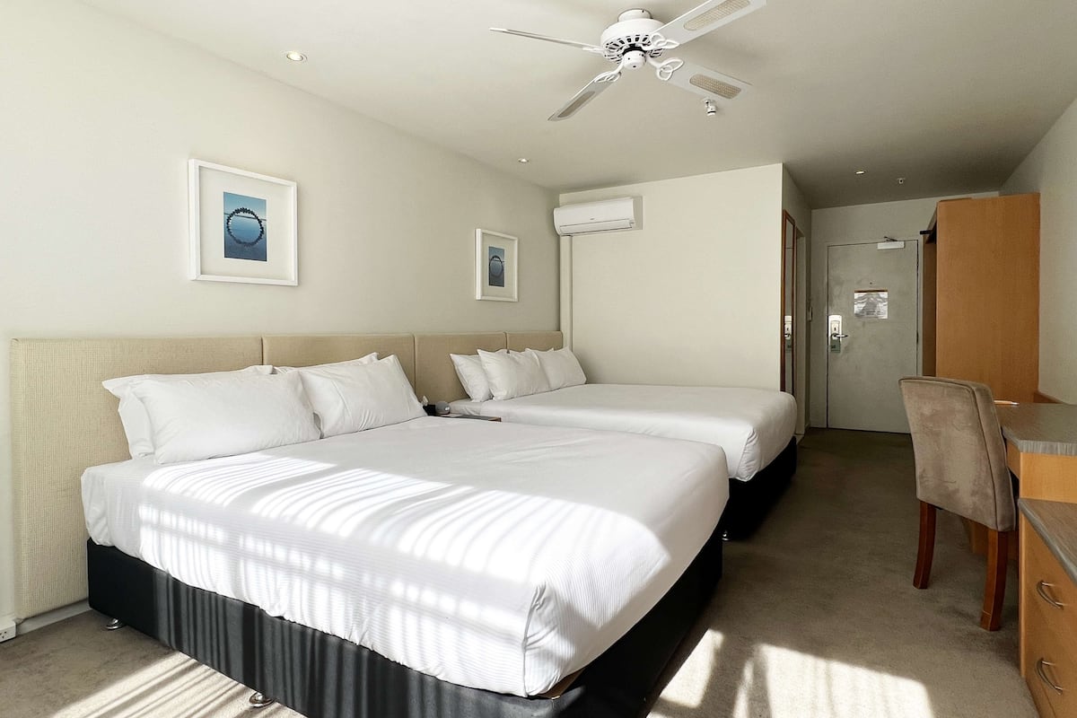 Habitación clásica con 2 camas individuales | Caja de seguridad en la habitación y escritorio