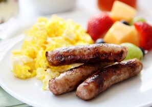 Tägliches Frühstücksbuffet (35 NZD pro Person)