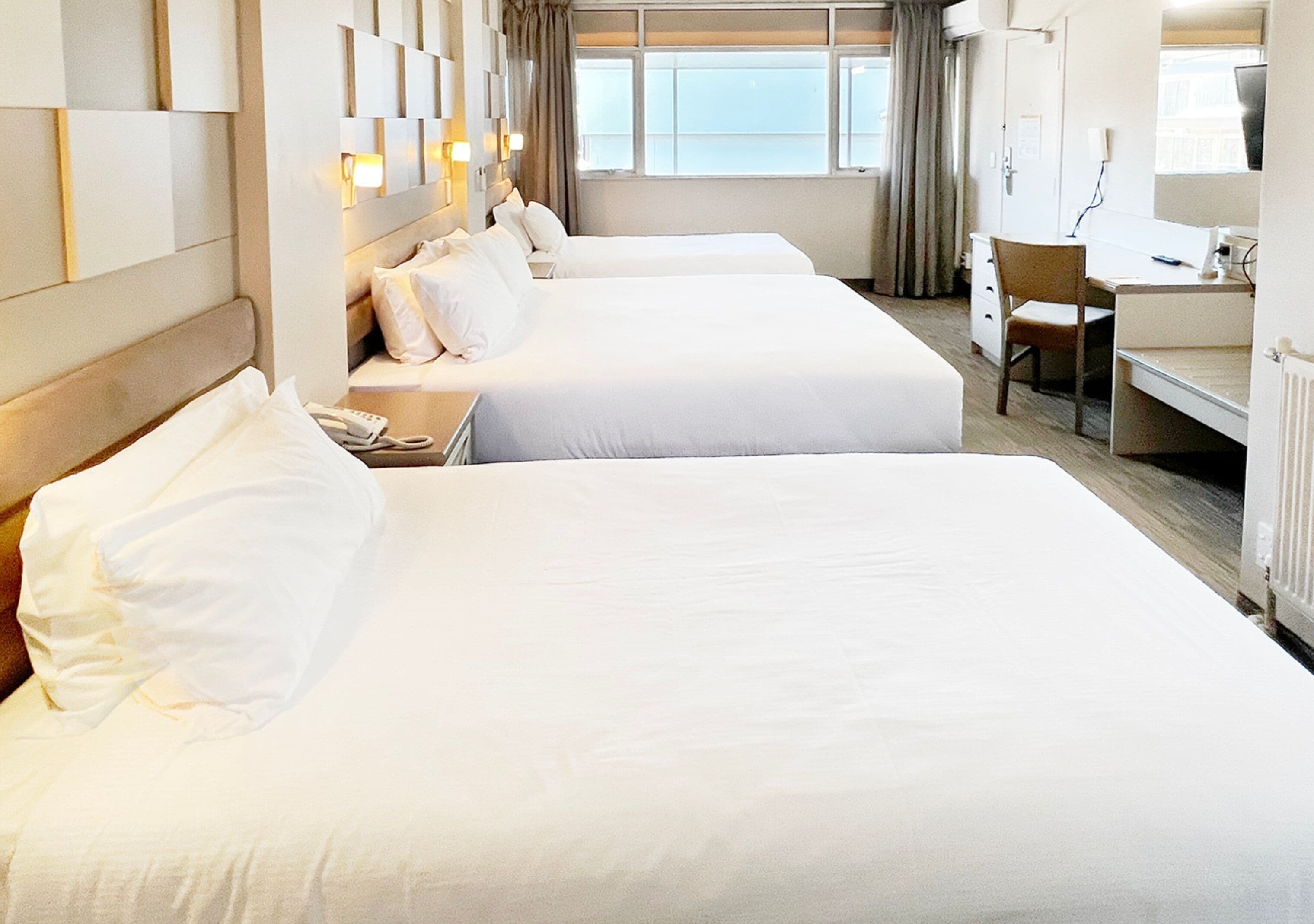 In-room safe, desk, laptop workspace, blackout curtains