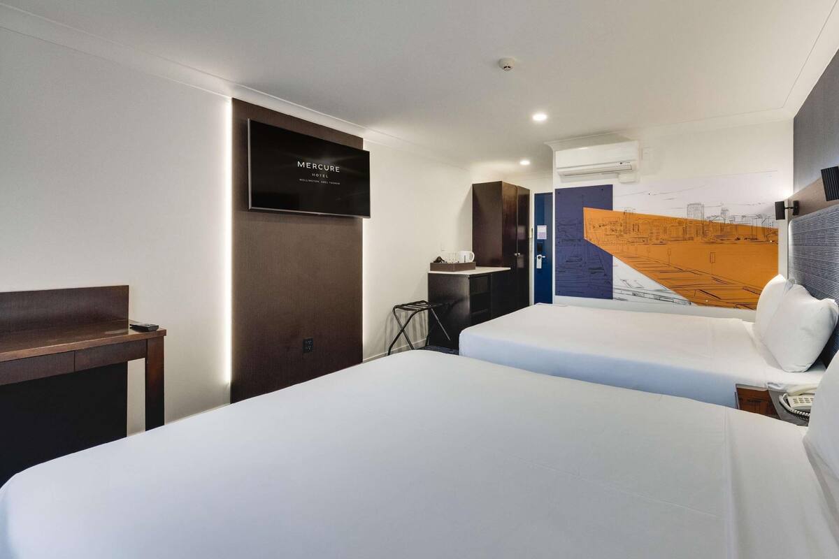 Superior Room, 2 Double Beds | Desk, laptop workspace, blackout drapes, iron/ironing board