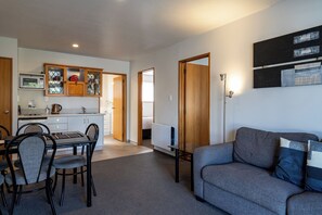 Two Bedroom Accessible Shower | Living area