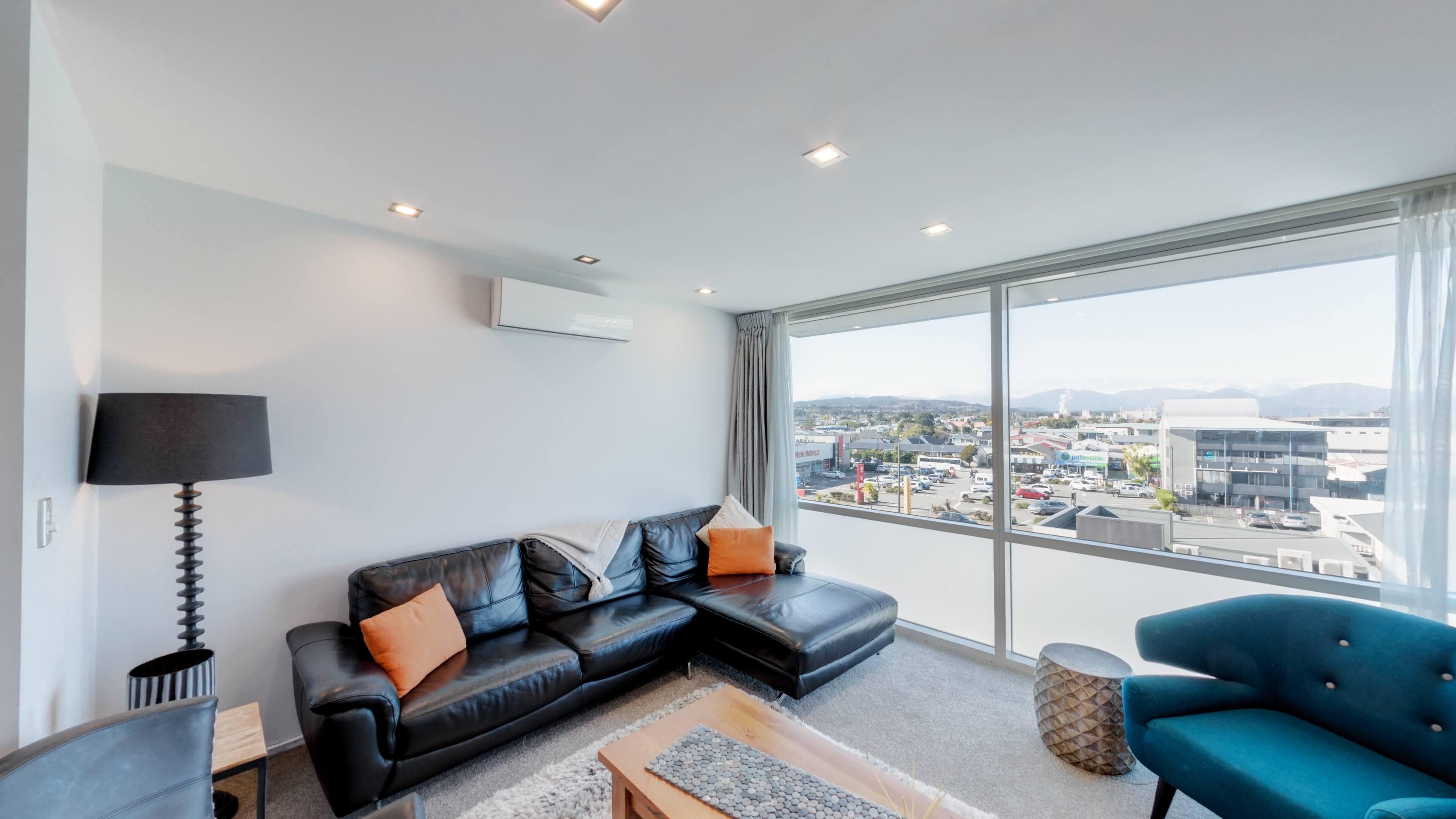 ocean view penthouse suite | living area