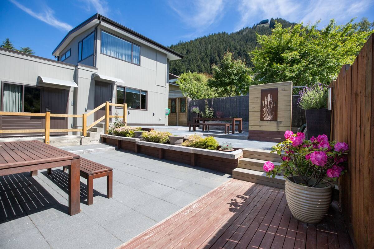 Blick auf den Garten