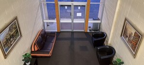 Interior entrance
