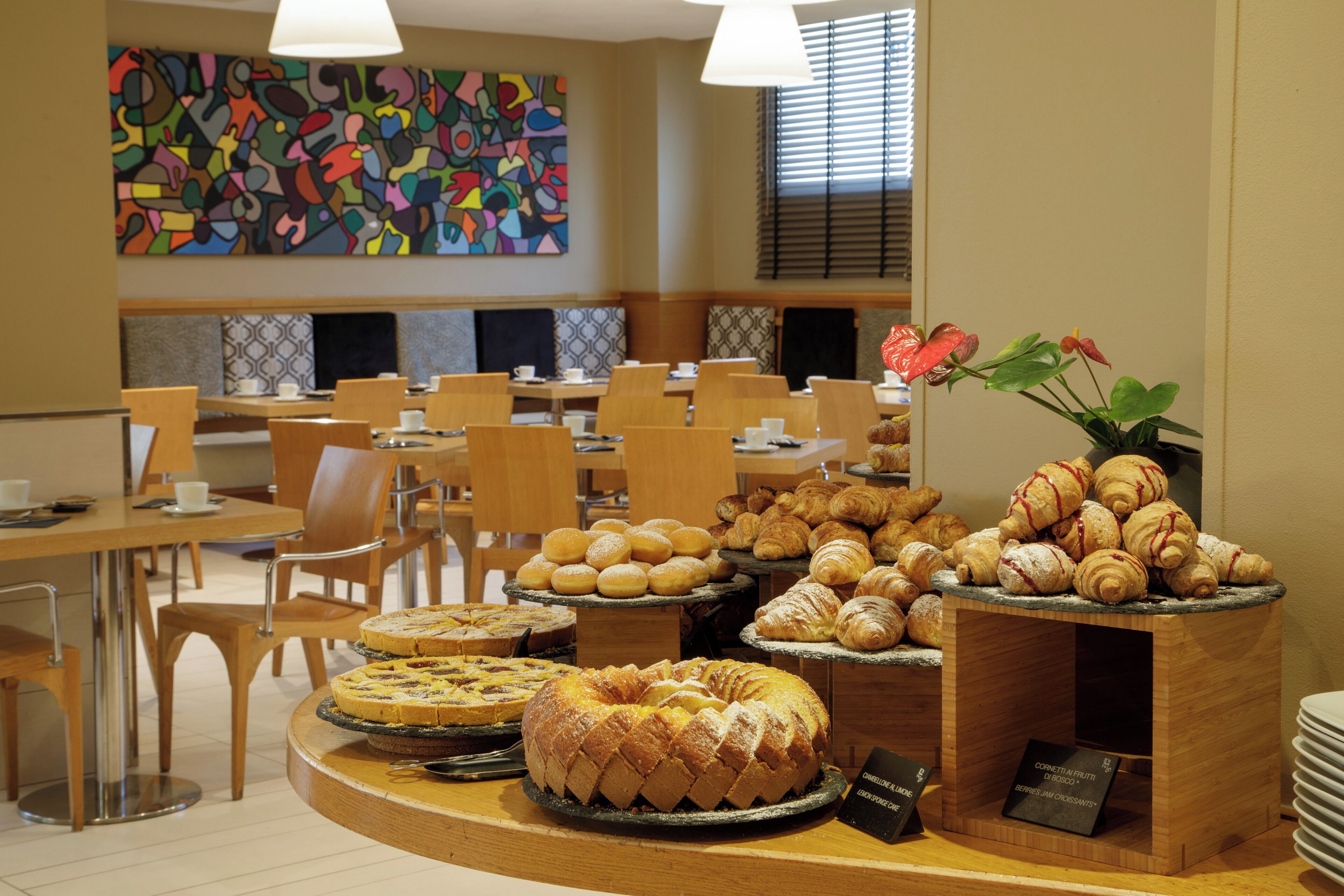 daily buffet breakfast (eur 9 per person)
