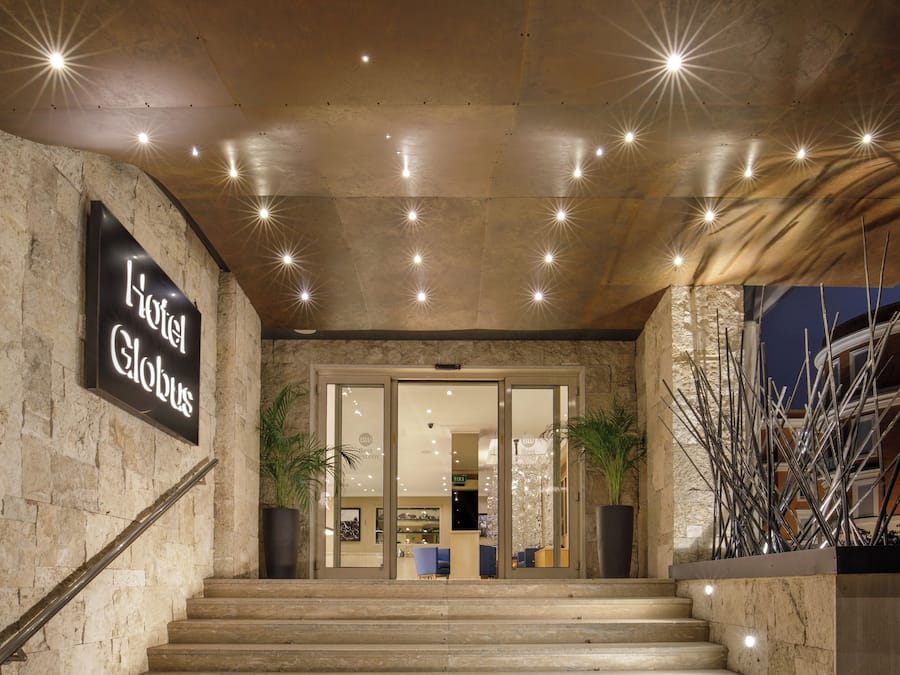 Entrada de la propiedad