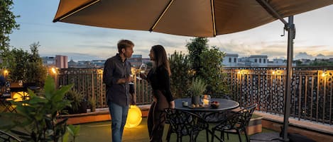Terrasse sur le toit