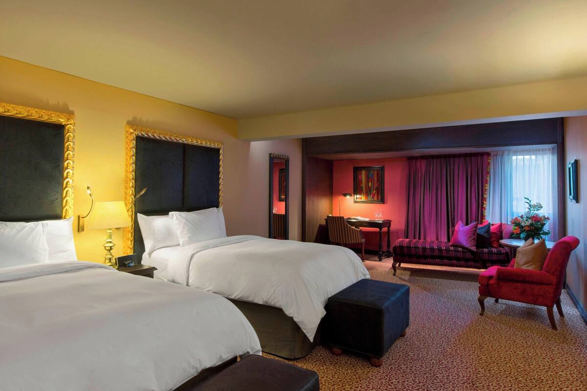 deluxe room, 2 double beds | 1 bedroom, premium bedding, down duvets, pillow-top beds