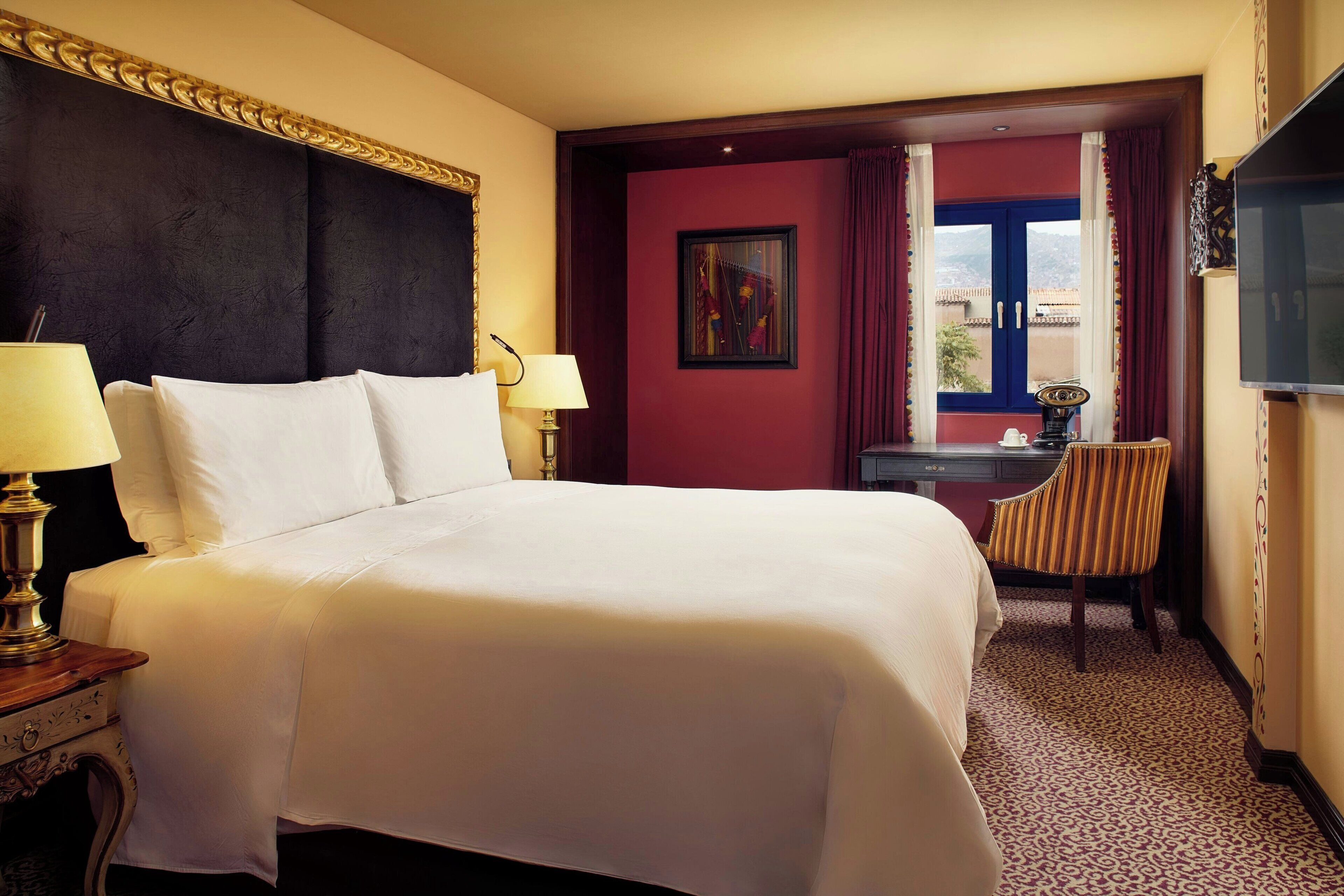 أغطية فراش متميزة وألحفة محشوة بالريش وأسرّة بطبقة علوية مريحة وميني بار