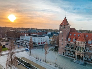 Stadsutsikt från boendet