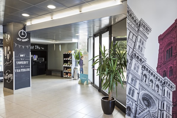 Interior entrance