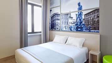 Caja fuerte, escritorio, cortinas opacas y cunas gratuitas